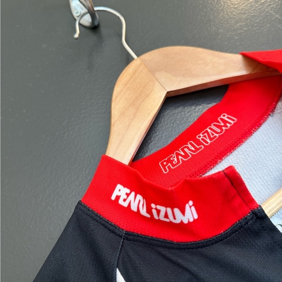 Pearl Izumi Men's L Bold Cycling Shirt - Black, Red, White GUC - Picture 8 of 16